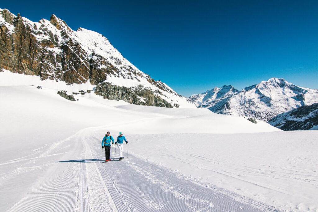 Winterwandern schneeschuhe britannia hütte 2018 0099